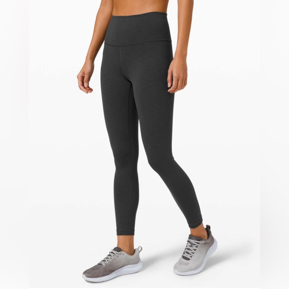 Lululemon Wunder Train High-Rise Tight 25" Heathered Graphite Grey 4‎